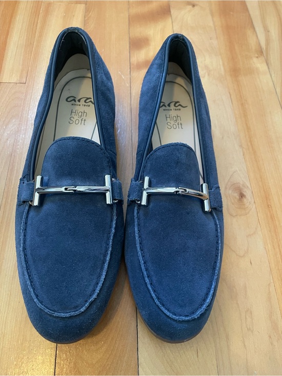 Ara Shoes - Ara Blue Loafers